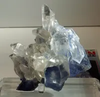 Dumortierite Included in Quartz