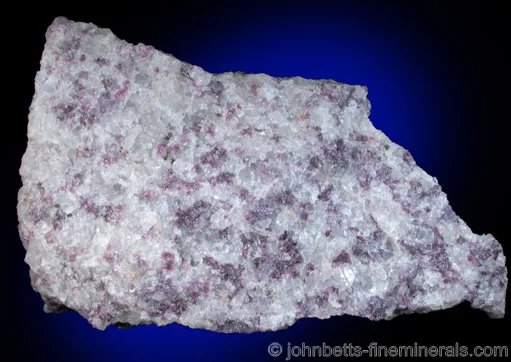 Violet Dumortierite in Quartz
