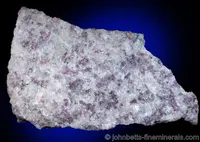 Violet Dumortierite in Quartz