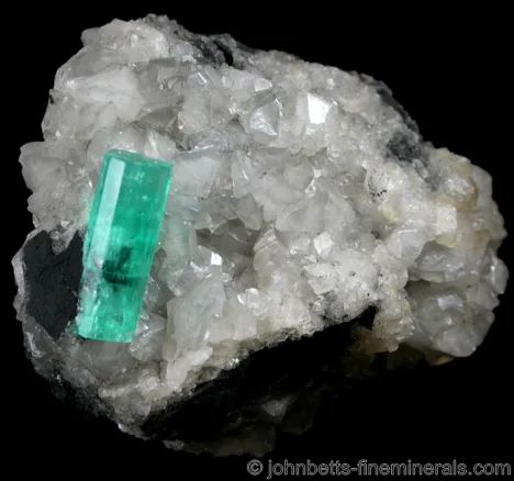 Emerald Crystal in Matrix