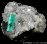 Emerald Crystal in Matrix