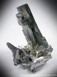 Elongated Prismatic Enargite Crystals