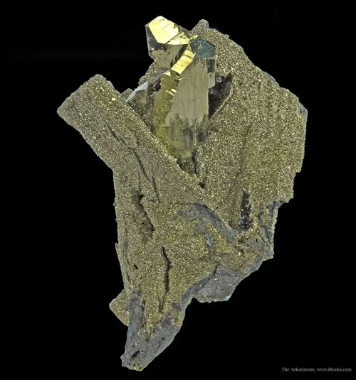 Enargite with Pyrite Coating