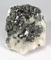 Enargite on Contrasting Quartz
