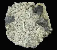 Tabular Enargite on Quartz