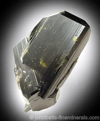 Dark Green Twinned Epidote Crystals