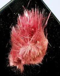 Fibrous Erythrite Hairs