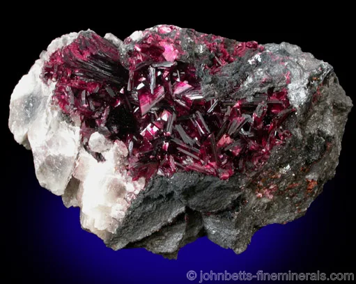 Lustrous Matrix Erythrite