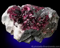 Lustrous Matrix Erythrite