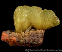 Fan-shaped Adamite Crystals