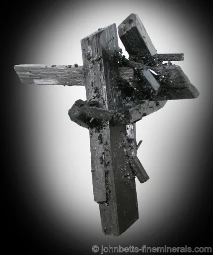 Sculptural Clusters Ferberite