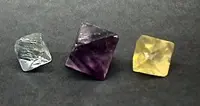 Fluorite Octahedrons