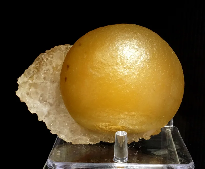 Rounded Fluorite Ball on Matrix