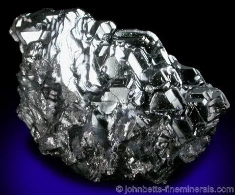 Twinned Galena Crystal Growth