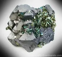 Galena Octahedrons with Marcasite