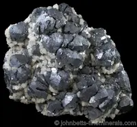Galena with Dolomite and Chalcopyrite