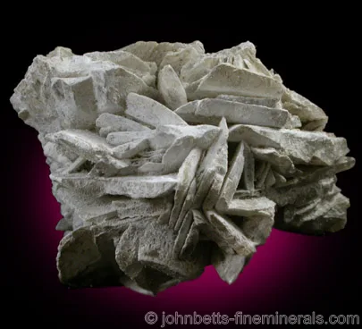 White Powdery Glauberite Crystals
