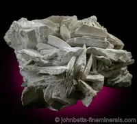 White Powdery Glauberite Crystals