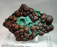 Goethite and Malachite