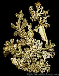 Dendritic Gold Crystals