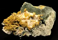 Gold Crystals In Matrix
