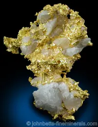 Bright Gold on Quartz