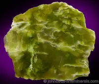 Yellow-green Serpentine Slice