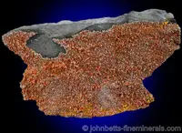 Red-Orange Greenockite Microcrystals