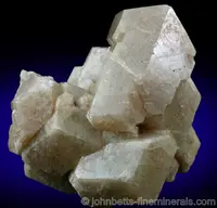White Grossular Crystal Cluster