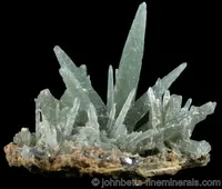 Quartz with Hedenbergite inclusions
