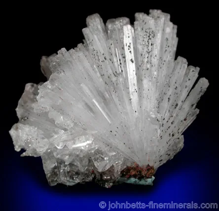 Colorless Hemimorphite Crystal Fans