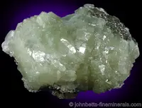 Rounded Light Green Heulandite