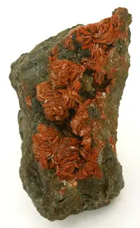 Brick-red Italian Heulandite