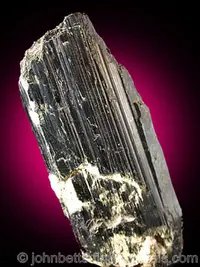 Single Prismatic Hornblende Crystal