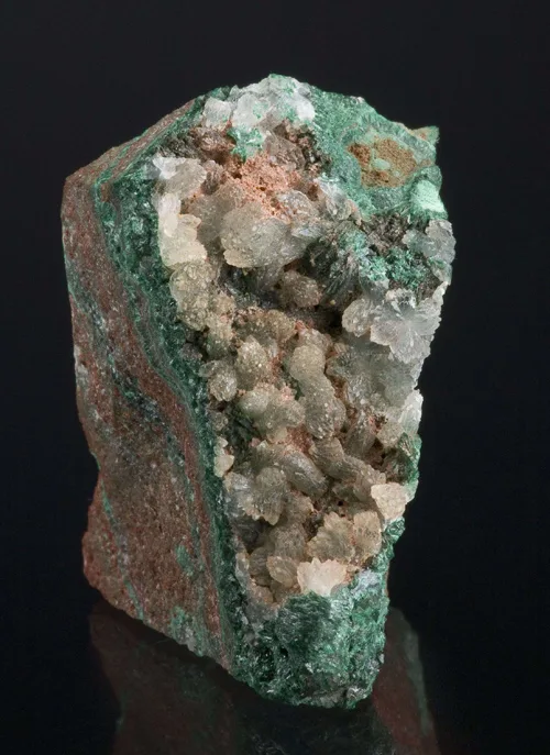 Iodargyrite With Malachite