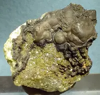 Iodargyrite with Botryoidal Chlorargyrite