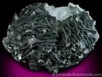 Jamesonite Inclusions in Calcite