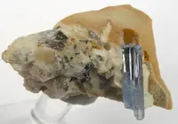Jeremejevite Crystal in Matrix