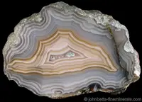 Heavily Banded Laguna Agate