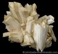 White Laumontite Spray