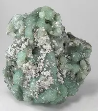 Laumontite on Prehnite