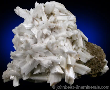Laumontite Crystals on Matrix