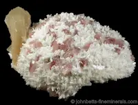 Laumontite with Stilbite and Heulandite