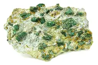 Deep Green Chromian Lawsonite