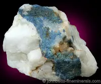 Lazulite vein in Quartz
