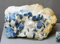 Lazulite Crystals in Matrix