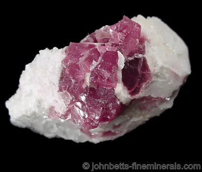 Bright Pink Lepidolite in Quartz