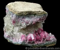 Liddicoatite Crystals Lining Cavity