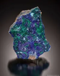 Bright Linarite with Brochantite