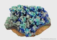 Linarite and Cerussite with Caledonite